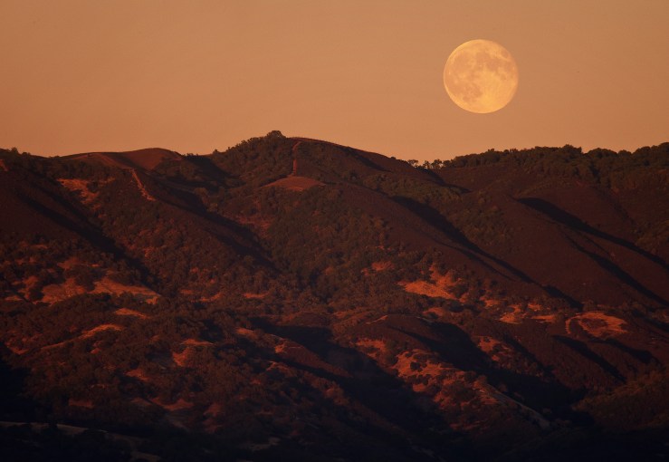 Moonrise Over The Valley
